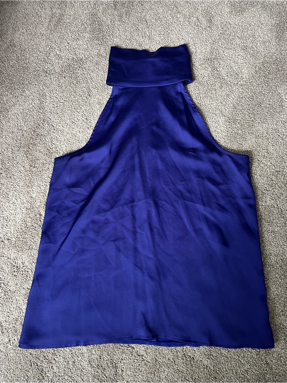 Ann Taylor Blue/Violet Sleeveless Blouse